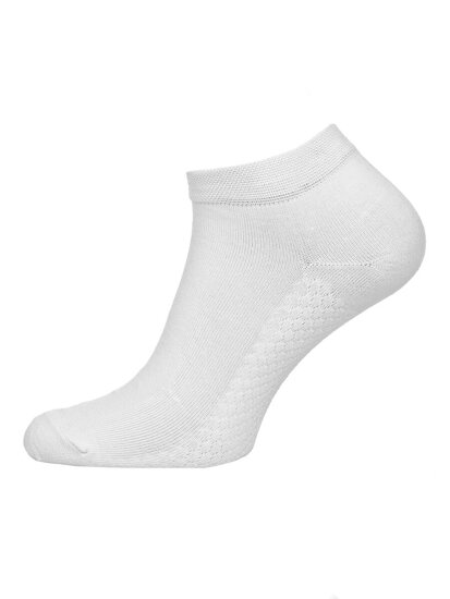 Calzini fantasmini da uomo bianco Bolf M836-5P 5 PACK