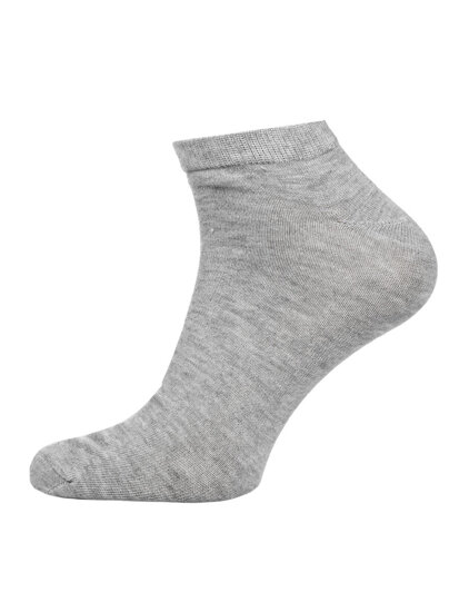 Calzini fantasmini da uomo grigio Bolf N3101-3P 3 PACK