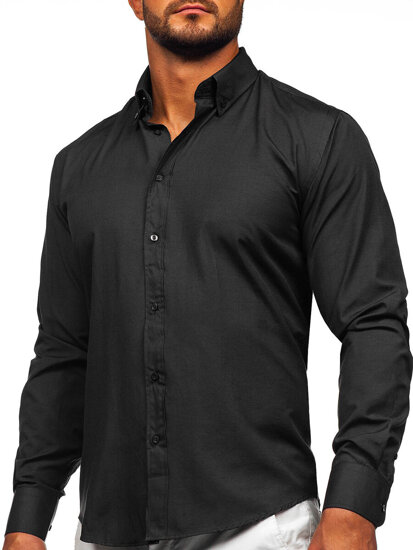 Camicia elegante a maniche lunghe da uomo grafite Bolf 5821-1