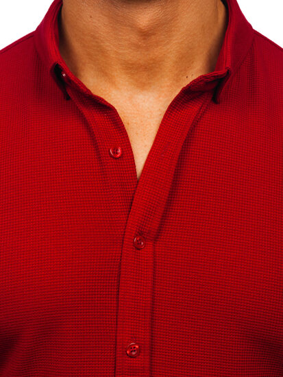 Camicia in lino a maniche corte da uomo bordo Bolf 2013