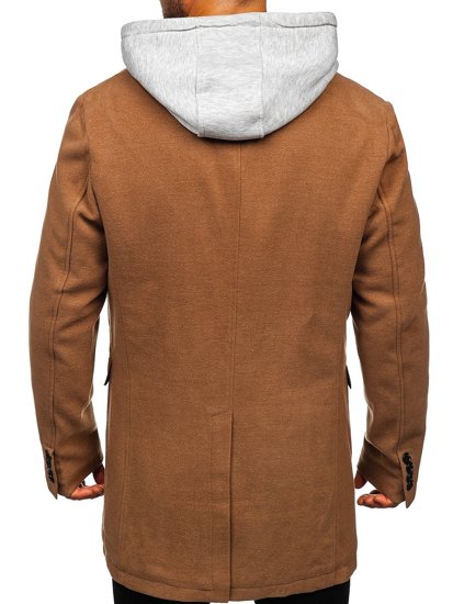 Cappotto invernale da uomo cammello Bolf 1047C