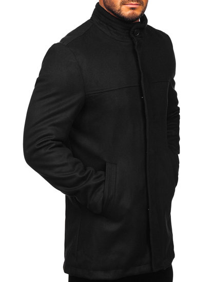 Cappotto invernale da uomo nero Bolf M3132