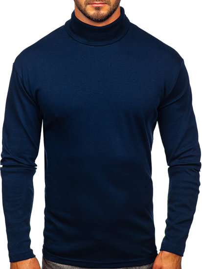 Dolcevita basic da uomo blu Bolf 145347