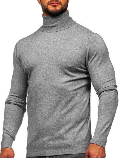 Dolcevita basic da uomo grigio Bolf W1-1728