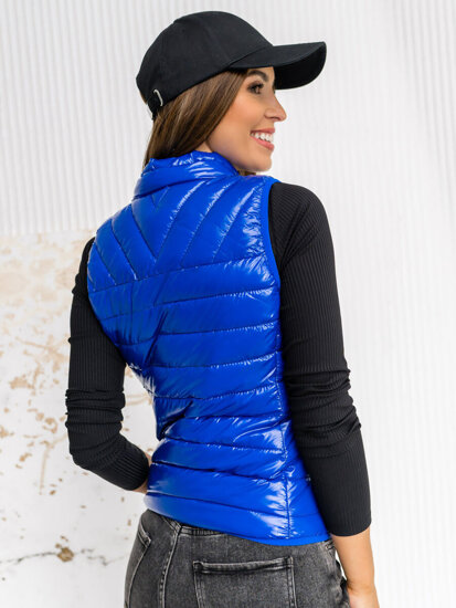 Donna Gilet trapuntato Blu Bolf R0107AA1