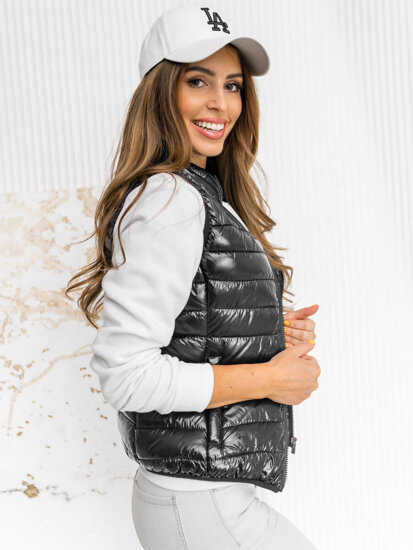 Donna Gilet trapuntato Nero Bolf R0107AA1