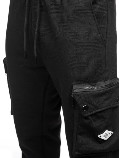 Donna Joggers cargo Nero Bolf K17