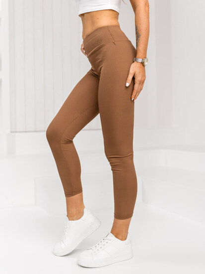 Donna Leggings a righe Marrone Bolf W7903