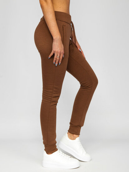 Donna Pantaloni della tuta Cioccolato Bolf CK-01