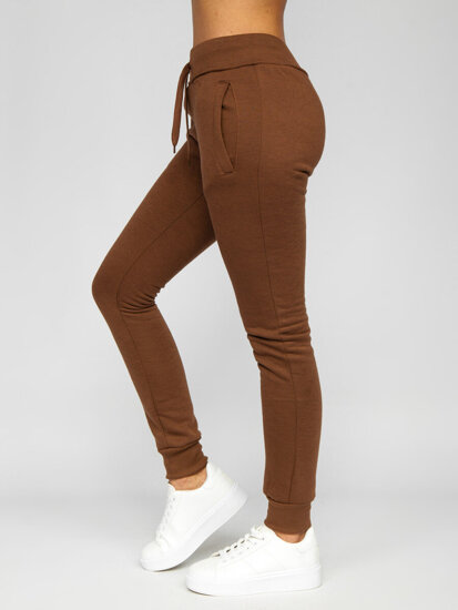 Donna Pantaloni della tuta Cioccolato Bolf CK-01