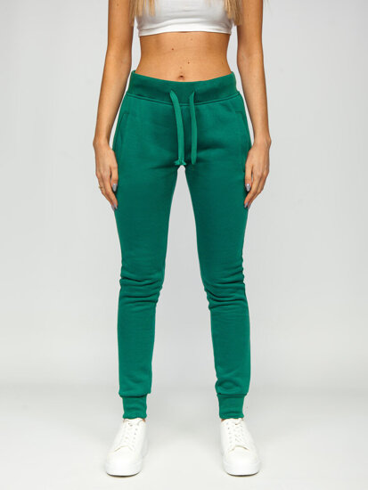 Donna Pantaloni della tuta Verde Bolf CK-01