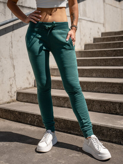 Donna Pantaloni della tuta Verde Bolf CK-01B