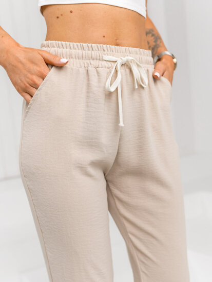 Donna Pantaloni in tessuto Beige Bolf W7920