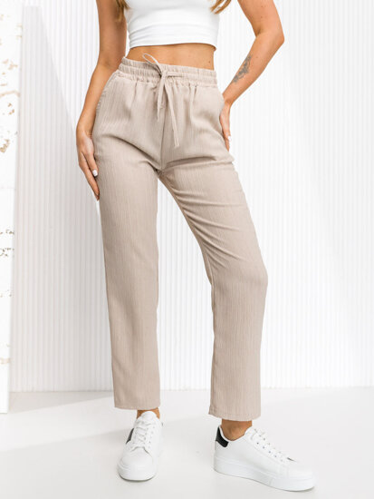 Donna Pantaloni in tessuto Beige Bolf W7962