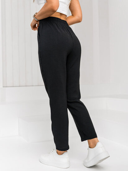 Donna Pantaloni in tessuto Nero Bolf W7920