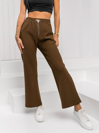 Donna Pantaloni wide leg Cioccolato Bolf W5226