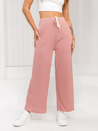 Donna Pantaloni wide leg Rosa Bolf W7955