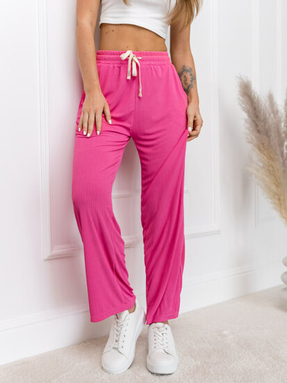 Donna Pantaloni wide leg Rosa Bolf W7957