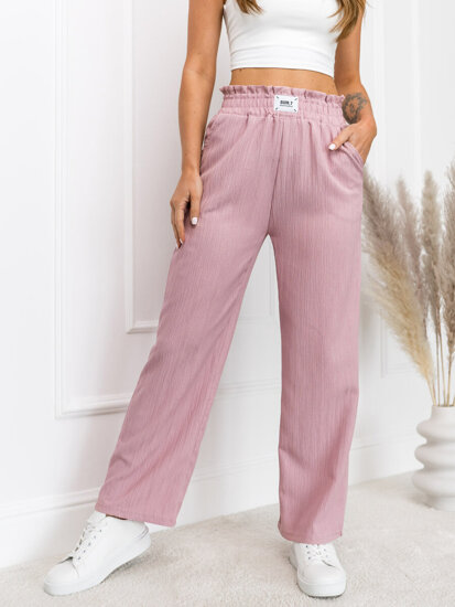 Donna Pantaloni wide leg Rosa Bolf W7961