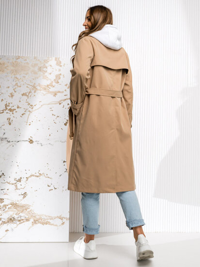 Donna Trench Lungo Beige Bolf DF7901A