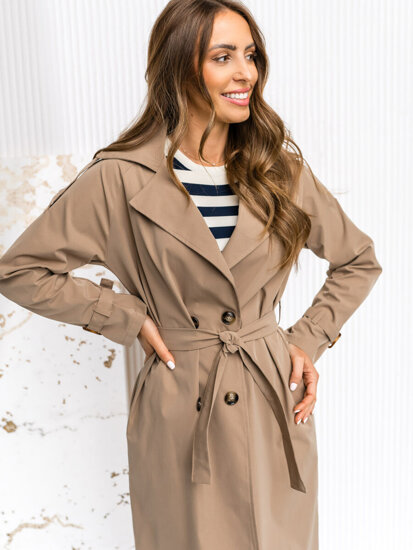 Donna Trench Lungo Cappuccino Bolf 4494