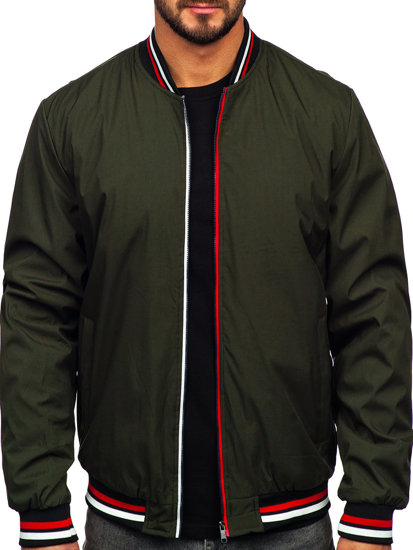 Giacca mezza stagione bomber da uomo khaki Bolf 84M3001