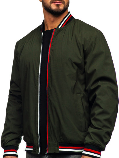 Giacca mezza stagione bomber da uomo khaki Bolf 84M3001