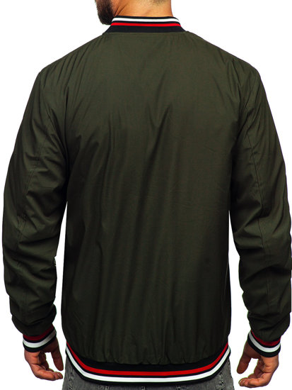 Giacca mezza stagione bomber da uomo khaki Bolf 84M3001