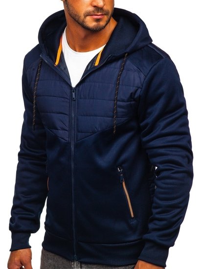 Giacca mezza stagione da uomo blu Bolf KS2149