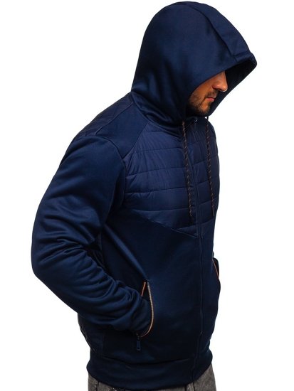 Giacca mezza stagione da uomo blu Bolf KS2149