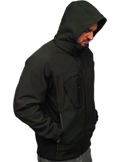 Giacca softshell da uomo khaki Bolf T019