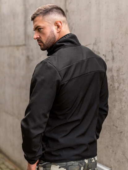 Giacca softshell di mezza stagione da uomo nero Bolf KS2185A