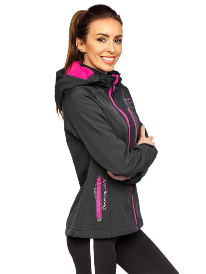 Giacca softshell mezza stagione da donna grafite Bolf HH027