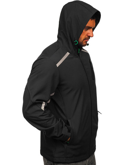 Giacca softshell mezza stagione da uomo grafite Bolf HSS037