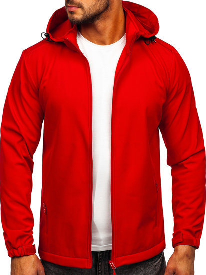 Giacca softshell mezza stagione da uomo rossa Bolf HH017