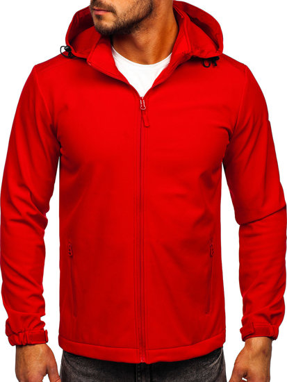 Giacca softshell mezza stagione da uomo rossa Bolf HH017