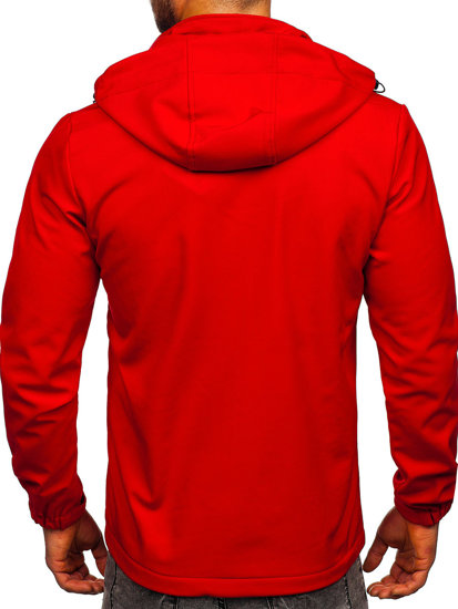 Giacca softshell mezza stagione da uomo rossa Bolf HH017