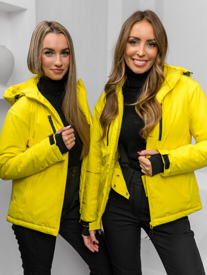 Giacca sportiva invernale da donna giallo Bolf HH012B