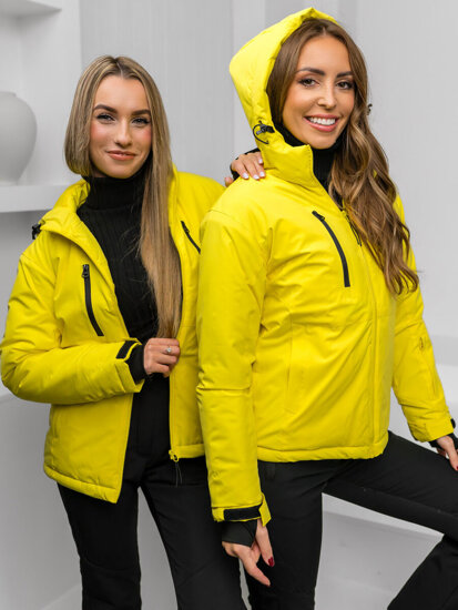 Giacca sportiva invernale da donna giallo Bolf HH012B