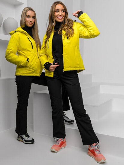 Giacca sportiva invernale da donna giallo Bolf HH012B