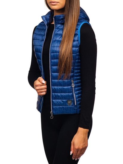 Gilet da donna blu Bolf AB042