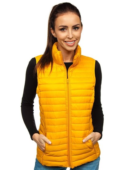 Gilet trapuntato da donna  cammello Bolf 20314