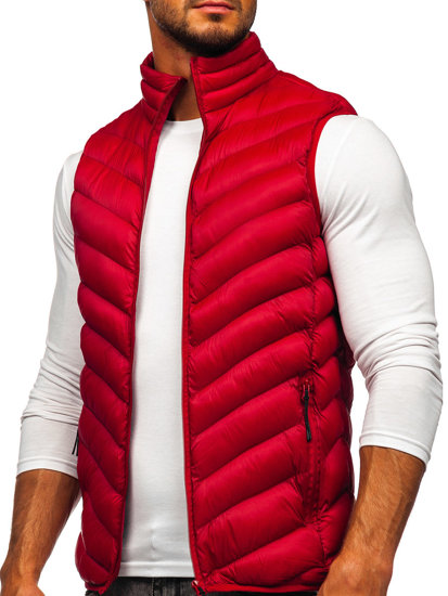 Gilet trapuntato da uomo bordò Bolf HDL88006