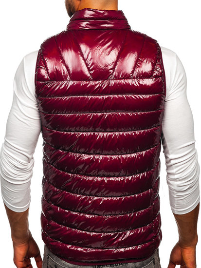 Gilet trapuntato da uomo bordò Bolf R0109A