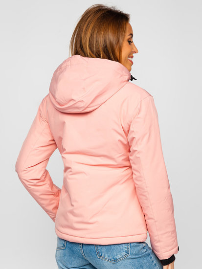 Giubbotto invernale sportivo da donna rosa chiaro Bolf HH012A