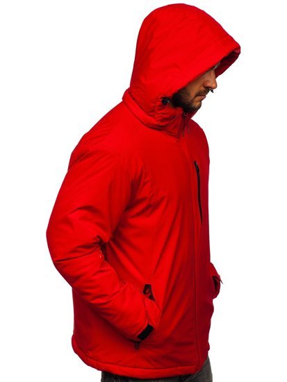 Giubbotto invernale sportivo da uomo rosso Bolf HH011