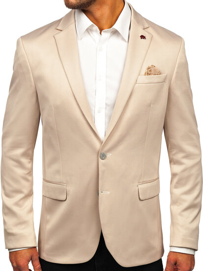 Homme Veste casual Beige Bolf 022