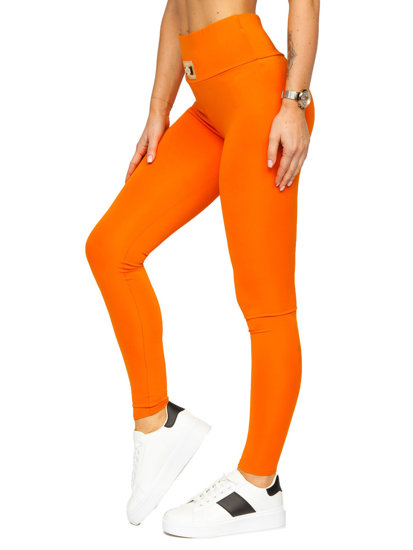 Leggings da donna arancione Bolf 021A