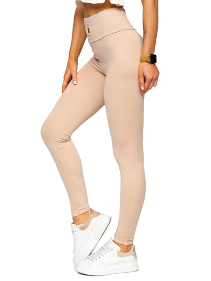 Leggings da donna beige Bolf 021A