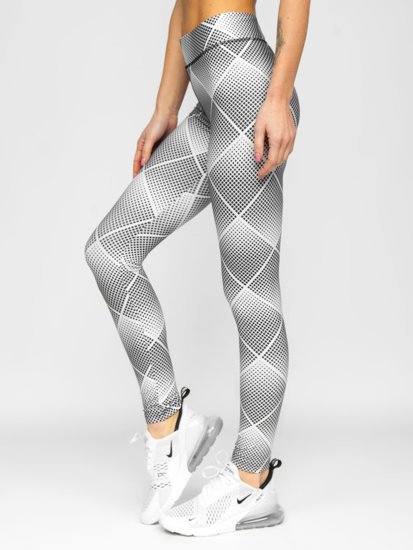 Leggings da donna bianco-neri Bolf 20967